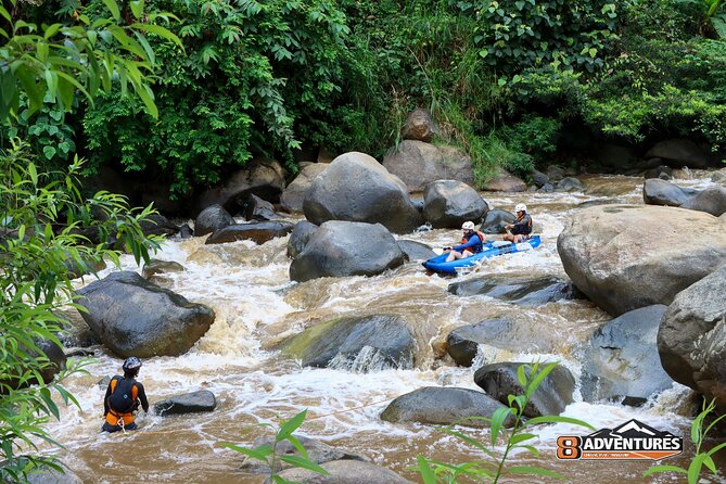 10KM Inflatable Kayaking Adventure - Safety setup: gear is included, and the team matters
