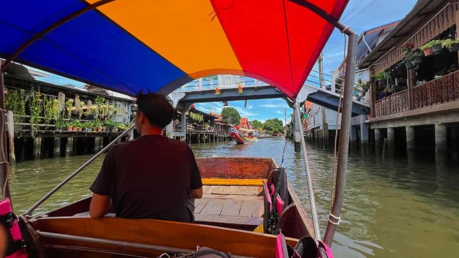 3 Hrs Private boat Tour Bangkok Floating Market by Flat Boat - Getting there: Wat Mai Yai Nui meeting point and how the flow starts