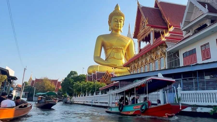 3 Hrs Private boat Tour Bangkok Floating Market by Flat Boat - Bang Luang Artist House: old wooden house + creative space