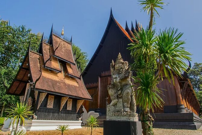 4 top temples in Chiangmai & Chiangrai. (Private day trip) - Stop 1: Wat Phra That Doi Suthep, mountain temple vibes, plus the Black House art side