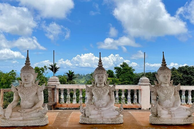 6 Hrs Off Road 4x4 Adventure of Hidden Gems In Koh Samui Hills 5 - 8 Persons - Wat Teepangkorn: the standing Buddha and viewpoint temple vibe