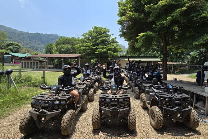 7 Hour Sticky Waterfall and ATV Guided Adventures - Sticky Waterfall National Park: limestone levels and pool time