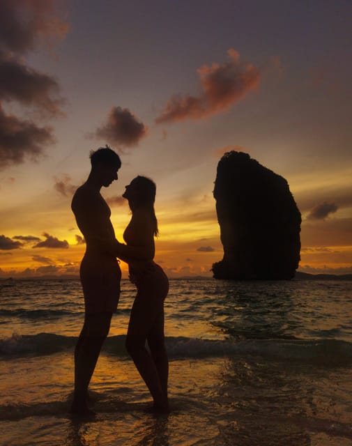 7 Islands sunset tour plus bioluminescent plankton + BBQ - Ko Poda Beach: Where the BBQ and Sunset Click