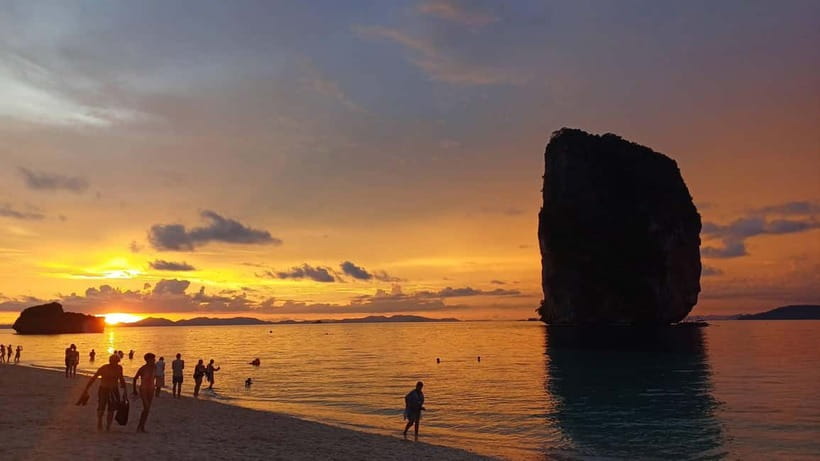 7 Islands sunset tour plus bioluminescent plankton + BBQ - Getting to the Boats: Pickup Around Ao Nang and Railay East Pier