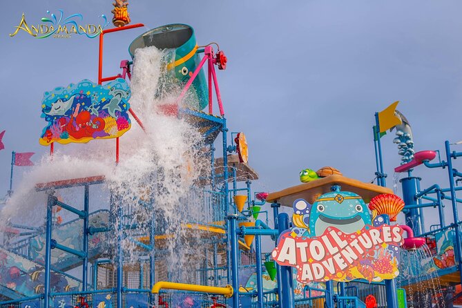 Andamanda Water Park Entry Ticket - Pearl Palace and Emerald Forest: where variety helps families and mixed groups