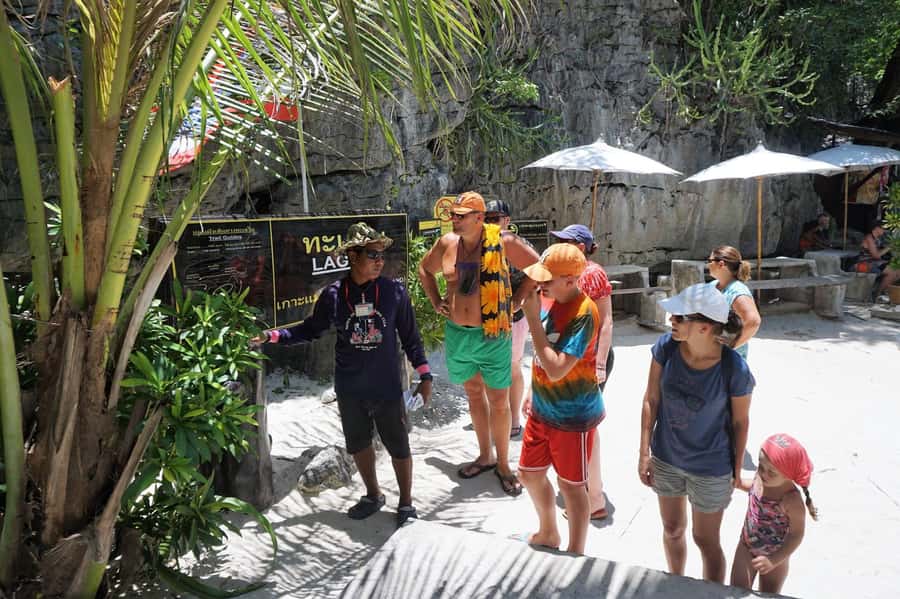 Ang Thong Full-Day Cruise with Sunset by The Red Baron Boat - Ko Wua Ta Lap: 360-degree viewpoint, cave time, and beach reset