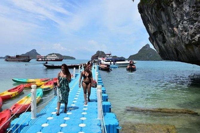 Ang Thong: Marine Park Full-Day Kayaking & Snorkeling Tour - Getting to the Nathon Pier and Settling In on the Boat