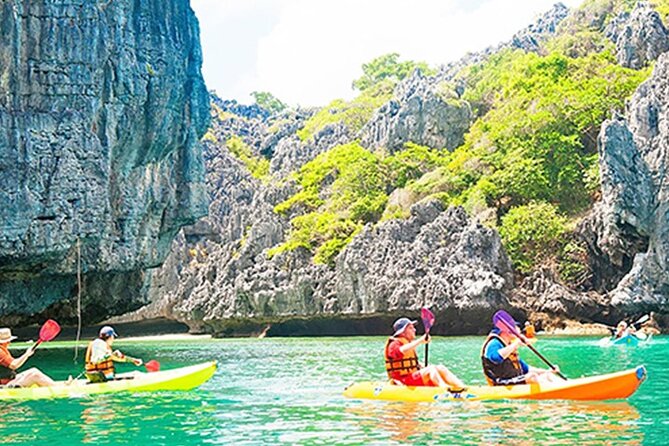 Angthong Marine Park Full-Day Big Boat Economy Tour - Mae Koh island: wooden trails and the lagoon views that anchor the day