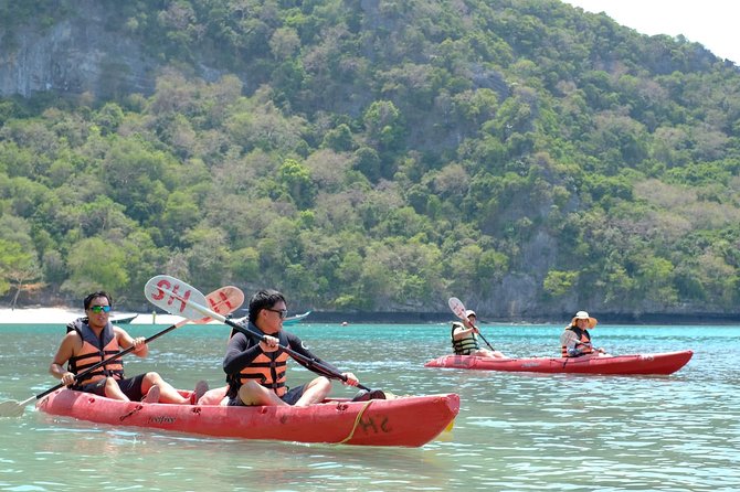 Angthong National Marine Park Trip + Kayaking By Big Boat From Koh Samui - Kayaking around the islands: one hour that can feel like the main event