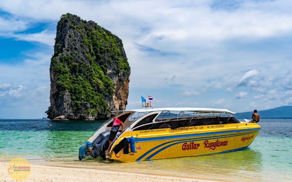 Ao Nang: 4 Islands Day Tour by Speedboat or Longtail Boat - Food and drinks: the halal lunch and the all-day snack rhythm