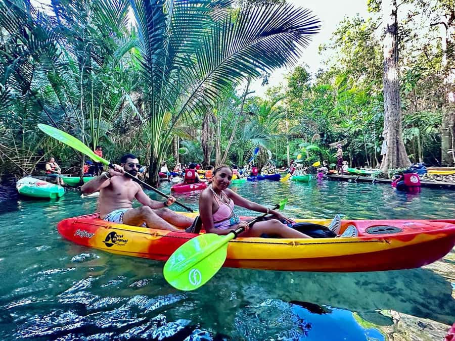 Ao Nang: Crystal Pool Kayaking, ATV, and Pineapple Farm Tour - From Ao Nang Pickup to Khlong Root Pier