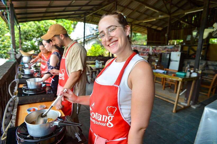 Ao Nang: Half-Day Thai Cooking Class Krabi Province - What you actually do: chopping, pounding, stir-frying, and tasting