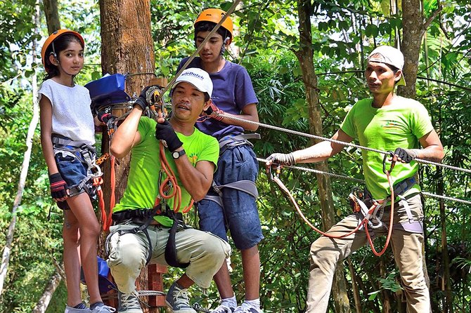 Aonang Fiore Zip Line Adventure in Krabi - Choosing your course: Easy vs Extreme vs All-in-One
