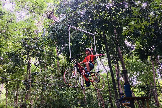 Aonang Fiore Zip Line Adventure in Krabi - What the course feels like: jungle canopy, rope bridges, and racing