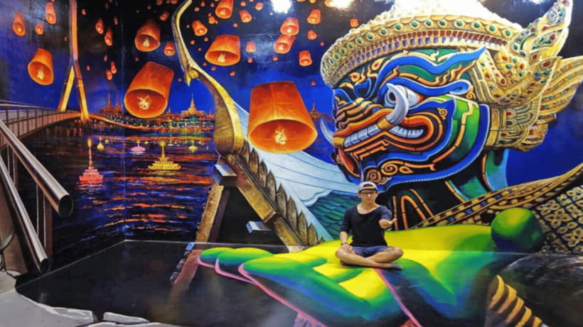 Art in Paradise 3D Museum Discounted Ticket - Jungle scenes you can pose in, plus dinosaurs and giant cats