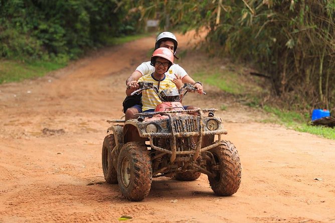 ATV Phuket Tours - The 200cc ATV ride: jungle tracks, climbs, curves, and downhill feel
