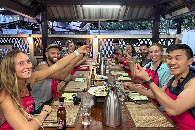 Authentic Thai Cooking Class and Farm Visit in Chiang Mai - The meal: you eat what you cook, in a bamboo hut