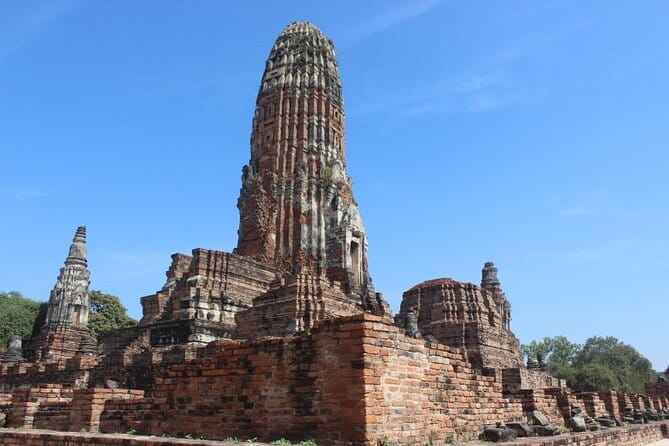 Ayutthaya Bicycle Tour with Scenic Boat Experience - Wat Ratchaburana: Royal Storytelling on Stone
