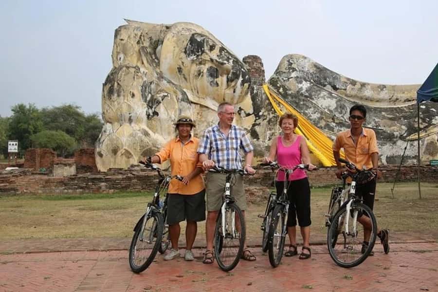 Ayutthaya: Sunset Bike Tour and Scenic Boat Ride - Getting to Ayutthaya: Transfers, Stations, and a Real Meeting Point