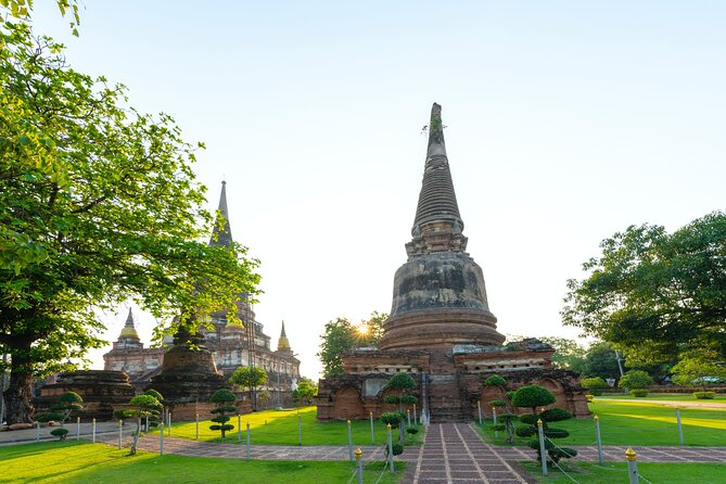 Ayutthaya Sunset Boat Ride & Famous Attraction From Bangkok - Wat Chaiwatthanaram at Late Afternoon Light