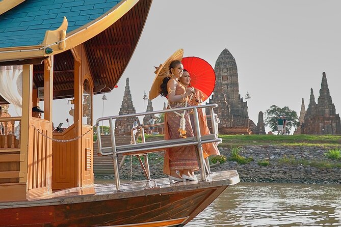 Ayutthaya Sunset Discovery, Boat Ride, Iconic Spots, Local Market - Wat Yai Chai Mongkol: chedi views and that reclining Buddha calm