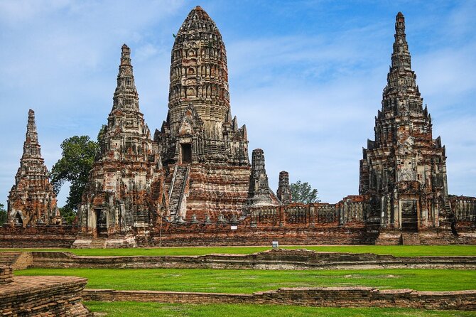 Ayutthaya Tour with Elephant Village, ATV & Floating Market - Temple lineup: Wat Mahathat, Wat Yai Chai Mongkol, and Wat Chaiwatthanaram