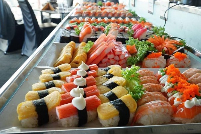 Baiyoke Sky Hotel Dining with Observation Deck Admission - The Buffet Spread: Seafood, Thai Favorites, Sushi, and Comfort Food