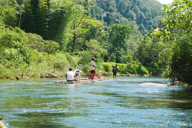 Bamboo Rafting and Sea Turtle Conservation Center Half Day Tour From Khao Lak - Ton Pring Waterfall Stop and the Pond Dip