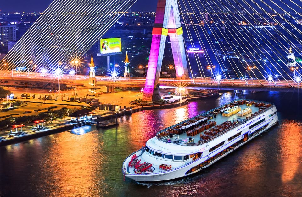 Bangkok: 2-Hour Dinner & Shows on White Orchid River Cruise - Getting to the ship: ASIATIQUE The Riverfront vs River City Complex