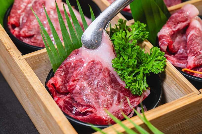 Bangkok: About Beef Lava Grill Buffet Package - Beyond beef: salads, dressings, sushi, and dessert