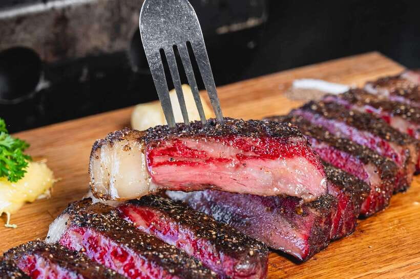 Bangkok: About Beef Lava Grill Buffet Package - The lava-stone BBQ: what you should do once you sit down