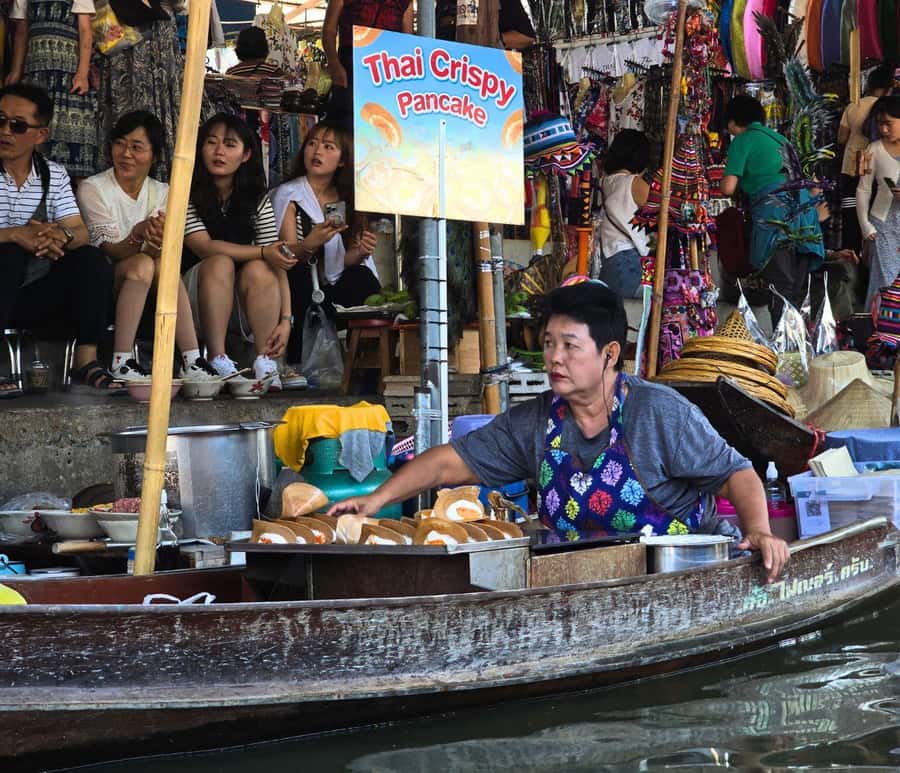 Bangkok: Amphawa Floating & Railway Markets Guided Day Tour - Temple in the Trees and a Coconut Farm: A Nice Extra If You Get It
