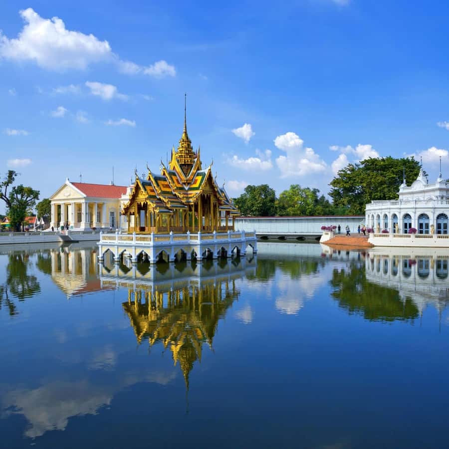 Bangkok: Ayutthaya 3 Historic Attractions Private Day Tour - Bang Pa-In Royal Palace: Thai, European, and Chinese styles plus a golf cart