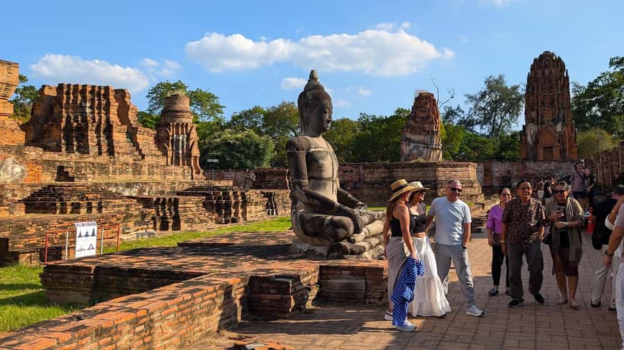 Bangkok: Ayutthaya Day Trip by Private Car with Boat Tour - Temple time: the 9 stops that make the river route worthwhile