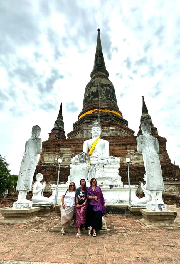 Bangkok: Ayutthaya & Local Market Tour In Spanish or English - Wat Lokayasutharam: the giant outdoor reclining Buddha