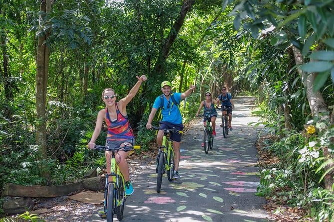 Bangkok: Bike and Longtail Boat Tour with Lunch - Wat Nakprok and Wutthakat: calmer neighborhoods with Thai and Chinese influences
