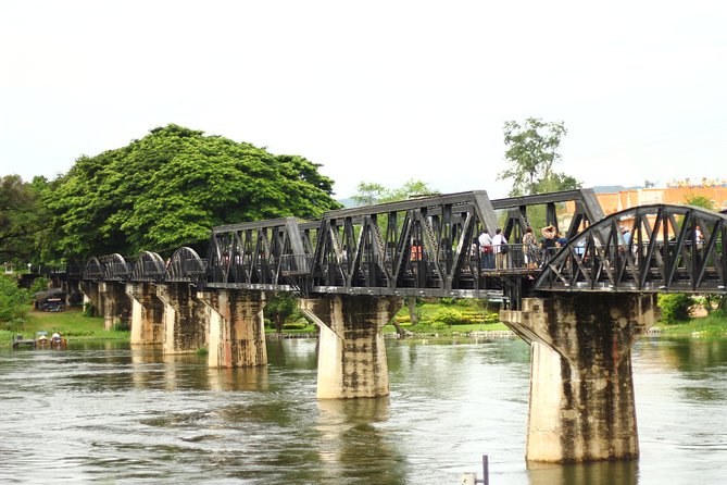 Bangkok: Bridge on the River Kwai and Thailand-Burma Railway Tour - The train across the Death Railway bridge: thrilling, but plan around the seat fee