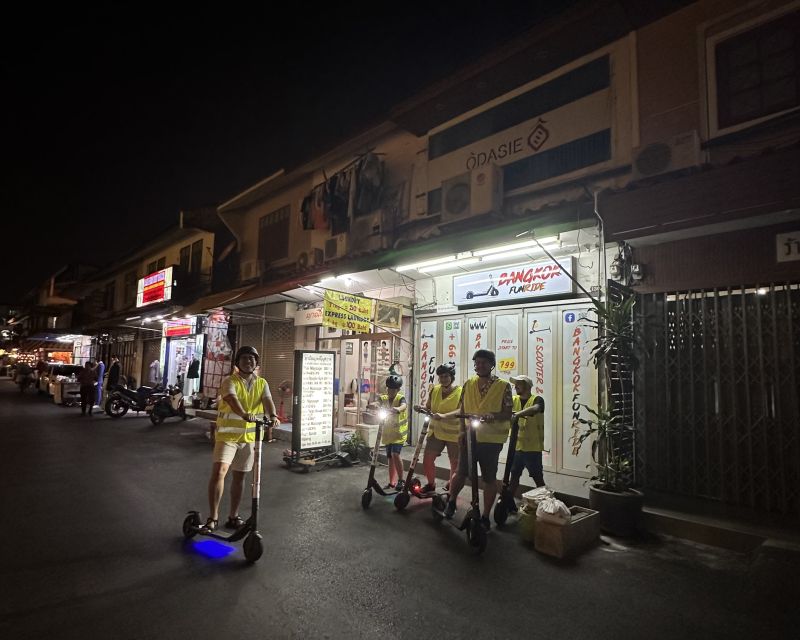 Bangkok By Night by Electric Scooter &/or Bike - Start Point: Bangkok FunRide and the First Photo Stop Energy