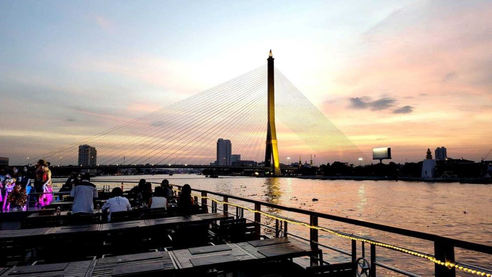 Bangkok: Calypso x White Orchid Cruise with Private Transfer - The 5:00 PM river cruise: sunset views and included dinner