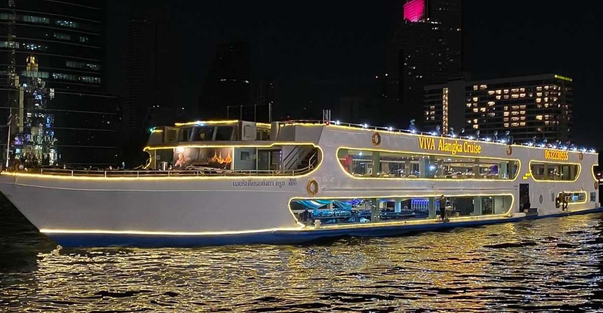 Bangkok: Chao Phraya Buffet Dinner Viva Alangka Cruise - Check-In at Asiatique The Riverfront (Warehouse 7) Without the Panic