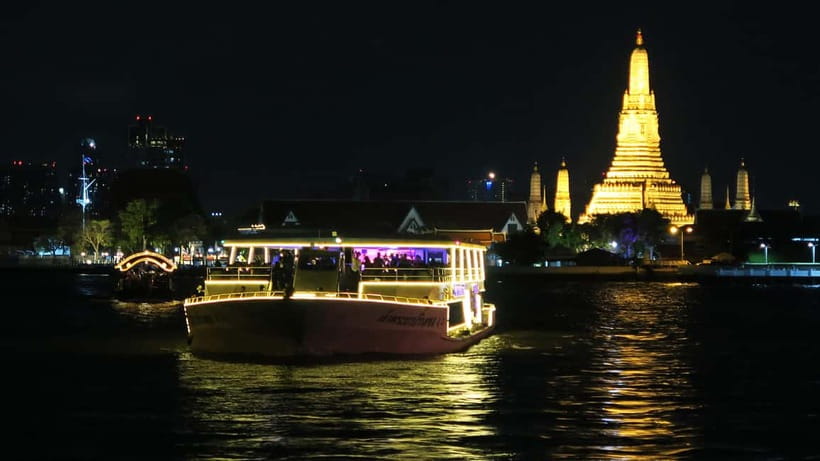 Bangkok: Chao Phraya Princess Dinner Cruise & Hotel Transfer - Two Decks, Two Ways to See Bangkok