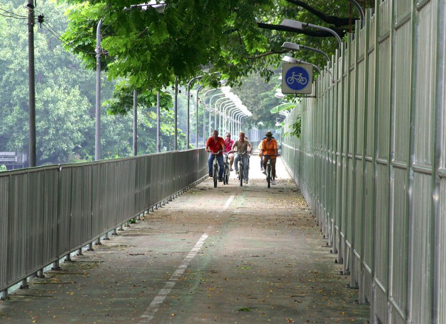 Bangkok: City Culture half-day Bike Tour - The green mile viaduct: a smooth link between parks