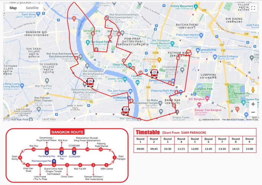 Bangkok: City Sightseeing Hop-On Hop-Off Bus Tour - Key points before you board