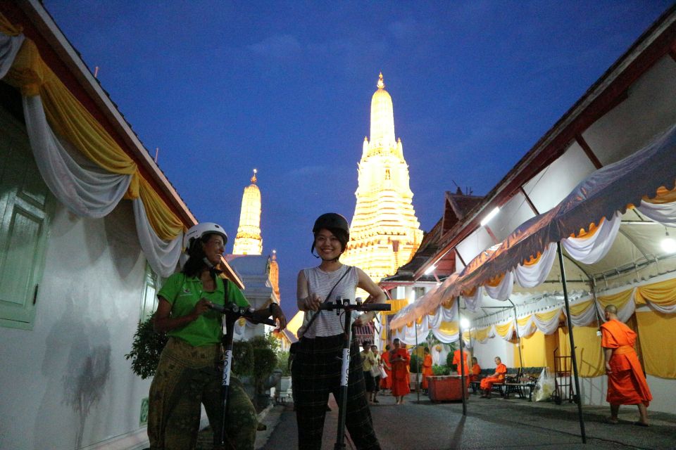 Bangkok: E-Scooter Night Tour with Local Street Food - Key highlights that make this tour feel different
