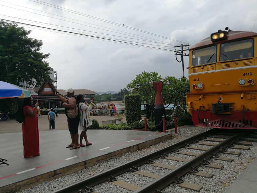 Bangkok: Erawan Park & Elephant observation Private Tour - River Kwai Bridge: the one history-and-photos stop you actually enjoy