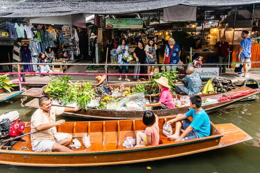 Bangkok Floating Market & Boat Ride to an Orchid Farm - Wat Saphan: Short Temple Time That Still Makes Sense