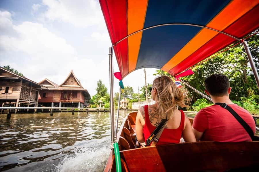 Bangkok Floating Market & Boat Ride to an Orchid Farm - The Long-Tail Boat Ride: Comfort, Sun, and Temple-Route Views