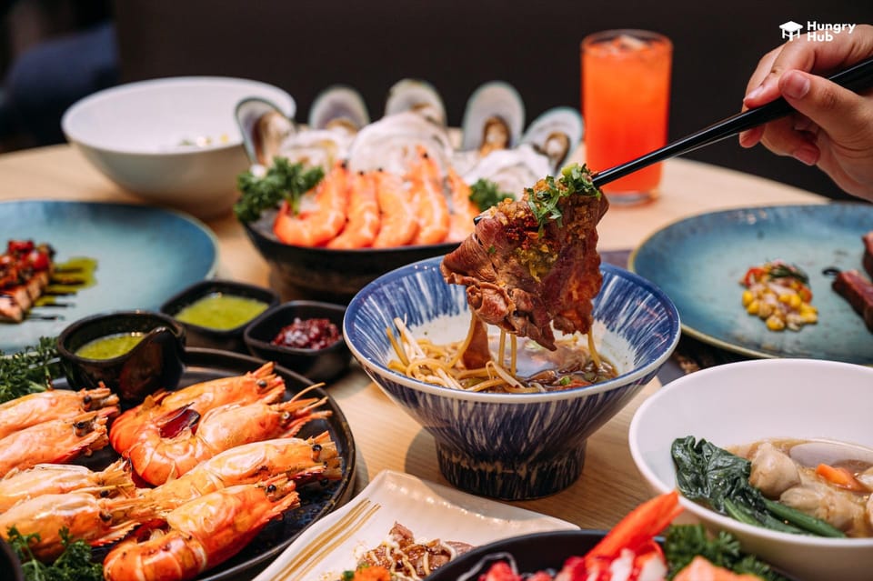 Bangkok: Great Harbour International Buffet - Bangkok Buffet With Six Global Stations and a River Setting