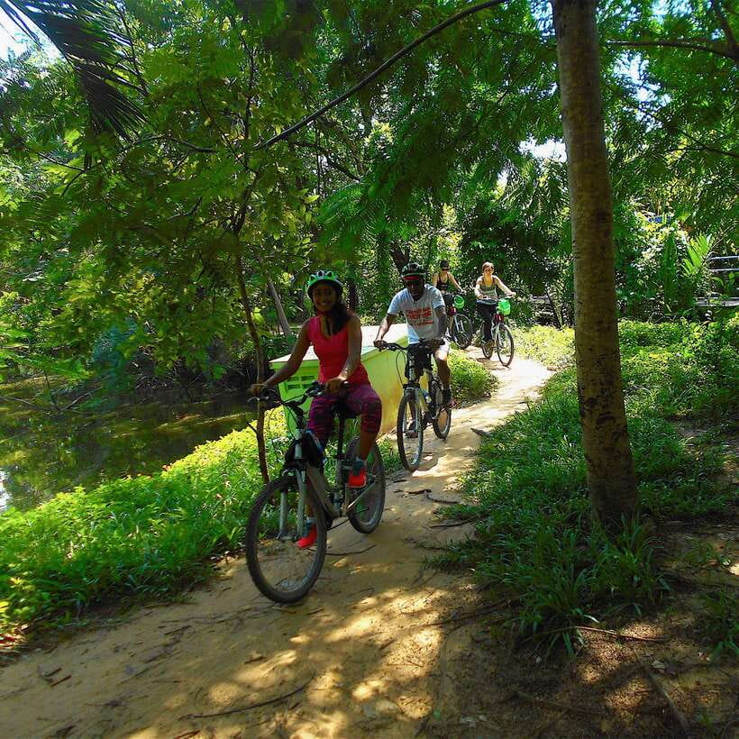 Bangkok green oasis guided bike tour with boat ride - Elevated Mangrove Pathways: Where the Tour Gets a Little Thrill