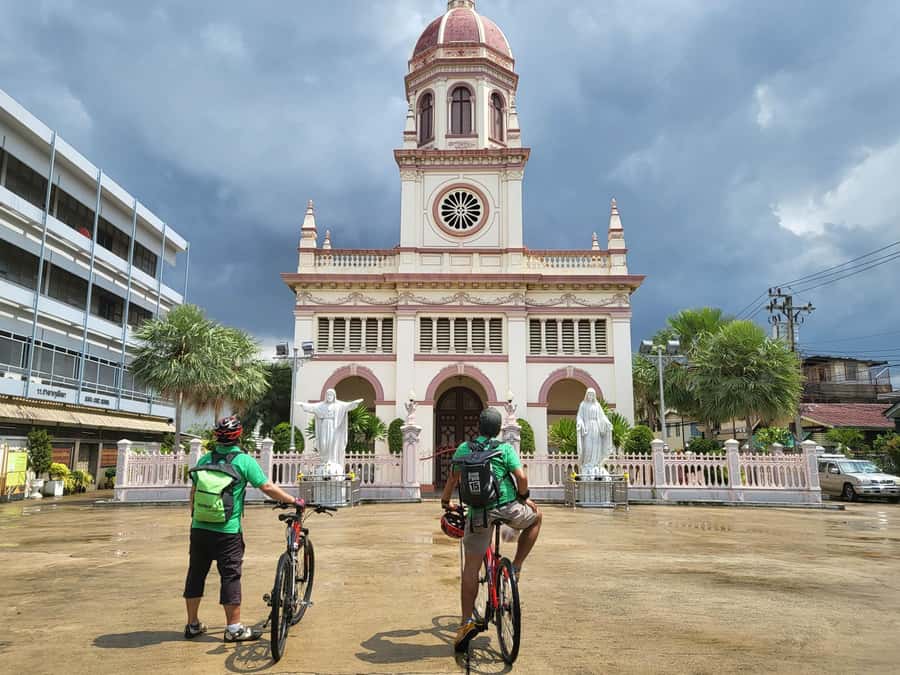 Bangkok: Half-Day Local Lives & Food Tour by Bike with Lunch - The start: pickup, helmets, and the pace you need